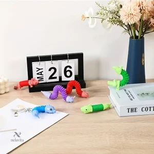 Porte-clés Enfant Crocodile Flexible Antistress