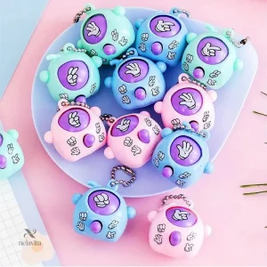 Porte-clés amusant pour enfants, inspiré du jeu classique