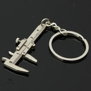 Porte-Clés Pied à Coulisse Miniature – Gadget Original pour Passionnés de Mesure et Métrologie