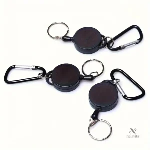 Porte-clés rétractable, idéal pour un usage quotidien et sécurisé