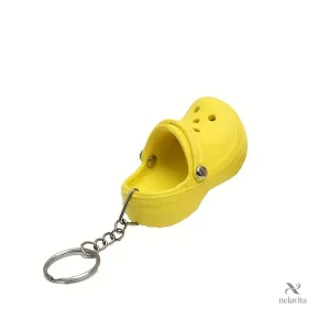 Porte-clés sandale crocs colorée – Breloque fun et originale pour femme