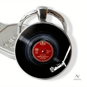 Porte-clés vintage pour les amateurs de style musical authentique