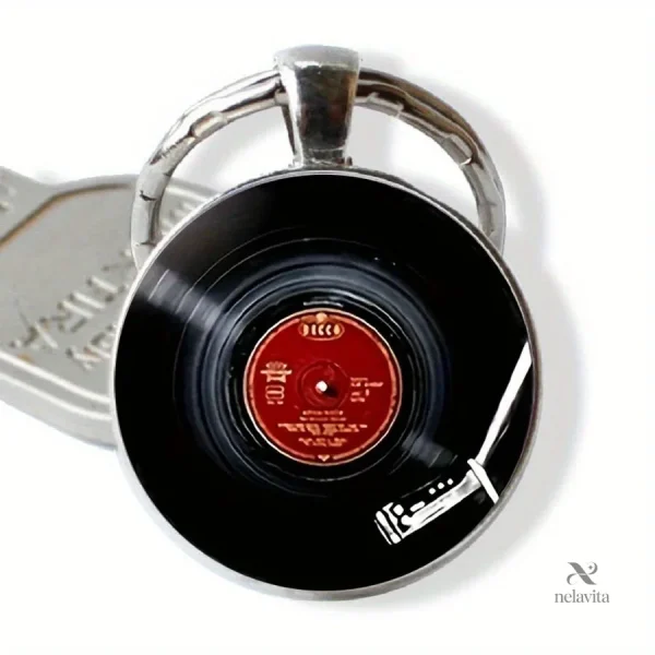 Porte-clés vintage pour les amateurs de style musical authentique