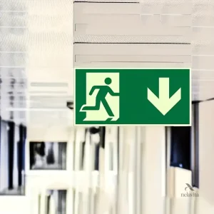 Porte de secours pour sécurité au travail