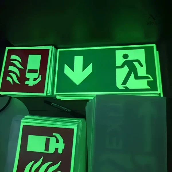 Système d'évacuation d'urgence avec signalétique