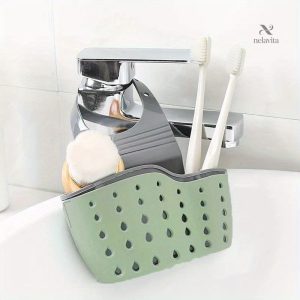 Accessoire de cuisine pour rangement d'éponge efficace