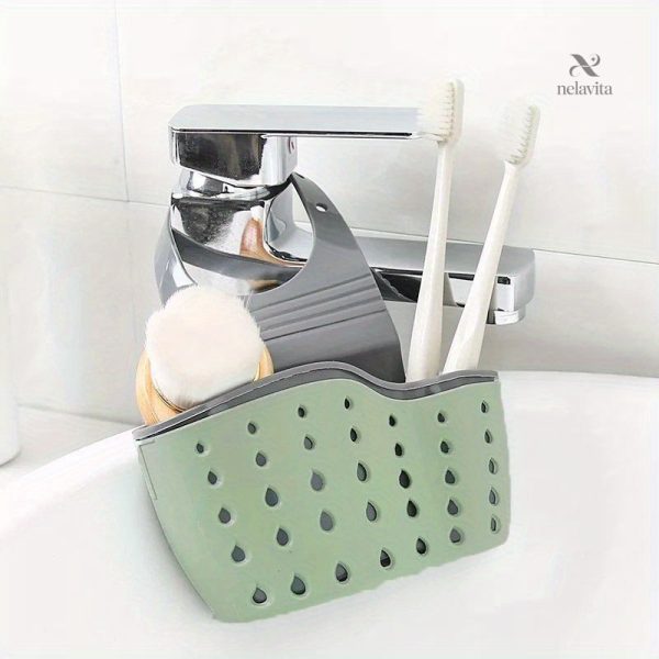 Accessoire de cuisine pour rangement d'éponge efficace