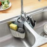 Rangement cuisine : porte-éponge évier design fonctionnel