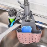 Organisateur d'éponge adaptable pour espace de cuisine