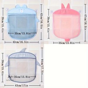 Solution de rangement pour jouets de bain colorée et ludique