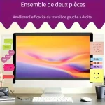 Accessoire de Bureau Transparent et Fonctionnel