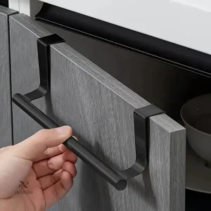 Porte-Serviette à Suspendre Sans Perçage – Barre en Acier Inox pour Porte de Placard ou Salle de Bain