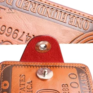 Cuir gravé 100$, style vintage pour homme
