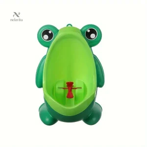 Pot de toilette bébé garçon mural en forme de grenouille – Urinoir ludique avec hélice rotative