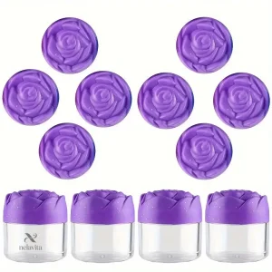 Pots de toilette bébé avec couvercle fleur – Contenants hermétiques en plastique réutilisable