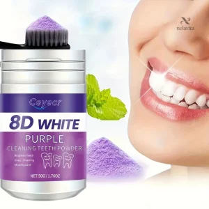 Poudre Dentaire Blanchissante 8D White pour un sourire éclatant