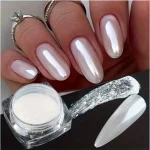 Vernis Poudré Blanc pour Élégance Sublime