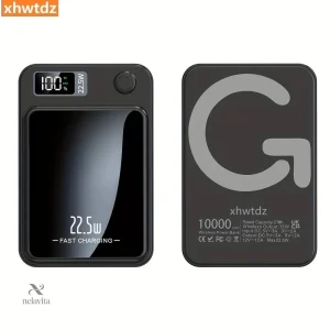 Power Bank 10000mAh avec Écran LED et Charge Rapide 22.5W – Batterie Externe Haute Performance