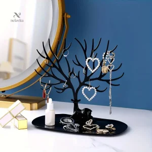 Porte-bijoux décoratif en forme d'arbre pour accessoires