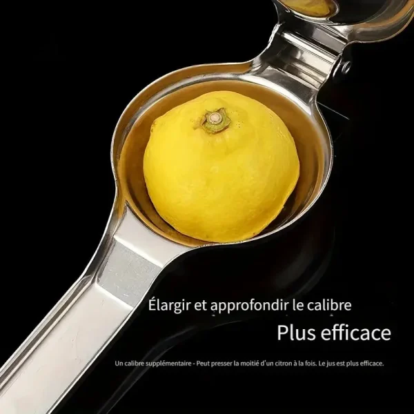 Ustensile pratique pour presser facilement les agrumes