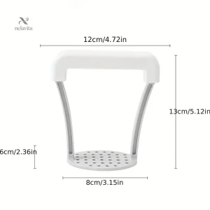 Presse-purée ergonomique en acier pour un usage facile