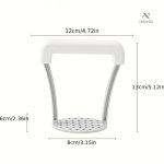 Presse-purée en inox, design ergonomique et pratique