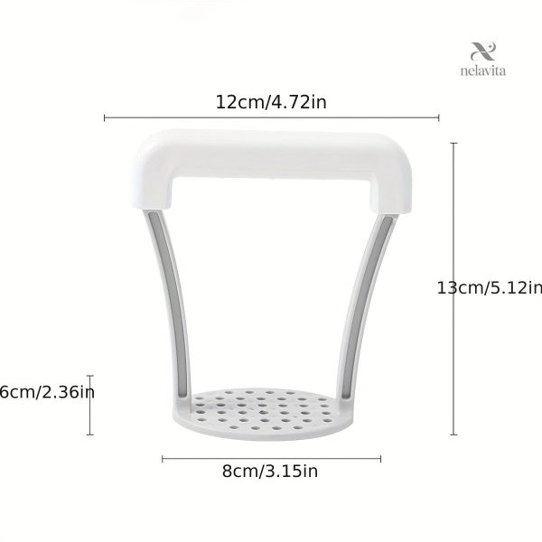 Presse-purée en inox, design ergonomique et pratique