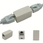 Adaptateur réseau RJ45 Cat6, idéal pour installations réseau