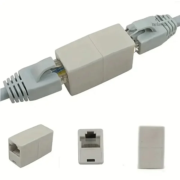 Adaptateur réseau RJ45 Cat6, idéal pour installations réseau