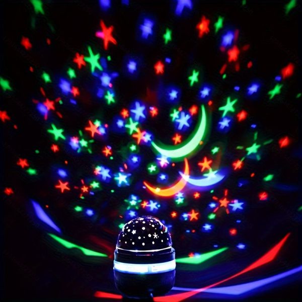 Projection d'étoiles et de motifs sur les murs
