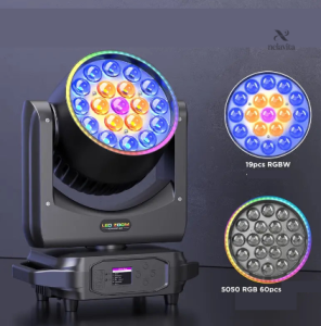 Éclairage dynamique Moving Head idéal pour spectacles et fêtes