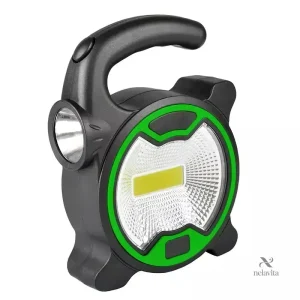 Projecteur LED Rechargeable Portable avec Poignée – Lampe COB Ultra Puissante pour Camping, Atelier et Urgences