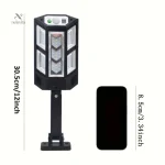 Projecteur Solaire LED Extérieur avec Détecteur de Mouvement