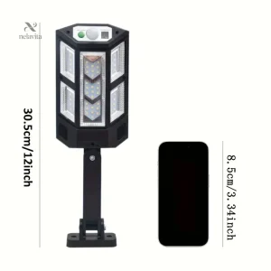 Projecteur Solaire LED Extérieur avec Détecteur de Mouvement