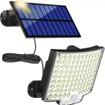 Projecteur solaire LED extérieur puissant avec panneau séparé