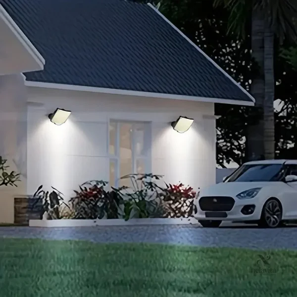 Lumière solaire LED pour jardin, facile à installer et à utiliser