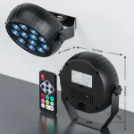 Projecteurs LED extérieurs multicolores pour événements festifs