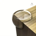 Protection coin de table transparente pour la sécurité des enfants