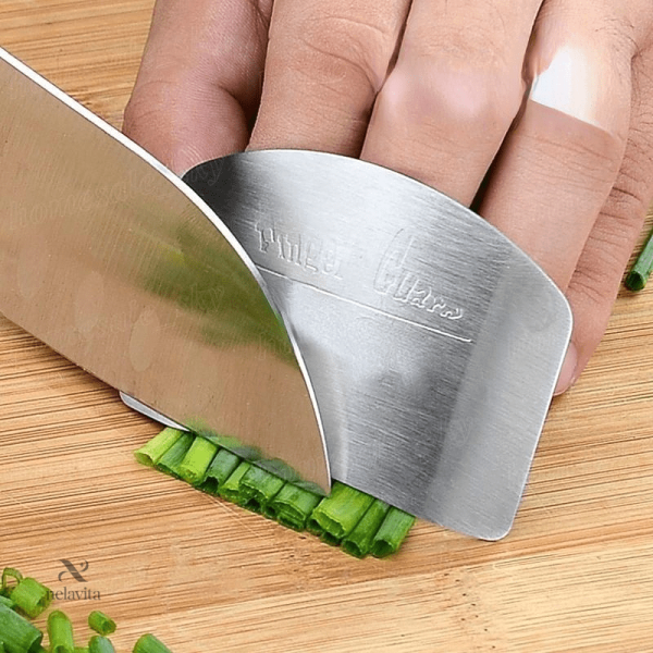 Protège-doigt inox réutilisable pour cuisine