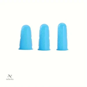 Protège-Doigts en Silicone Antidérapant – Lot de 3 Dés de Protection pour Manipulation de Papier, Couture ou Comptabilité