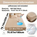 Couvre-matelas avec bonnet pour matelas haut