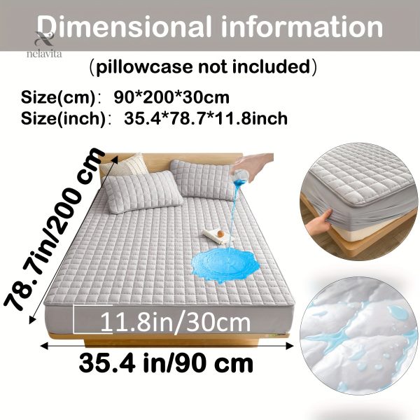 Protège-matelas matelassé imperméable grand bonnet - vue 3
