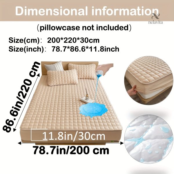 Protège-matelas matelassé imperméable grand bonnet - vue 5