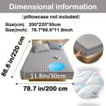 Protège-matelas matelassé imperméable grand bonnet - vue 8