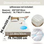 Protège-matelas matelassé imperméable grand bonnet - vue 9