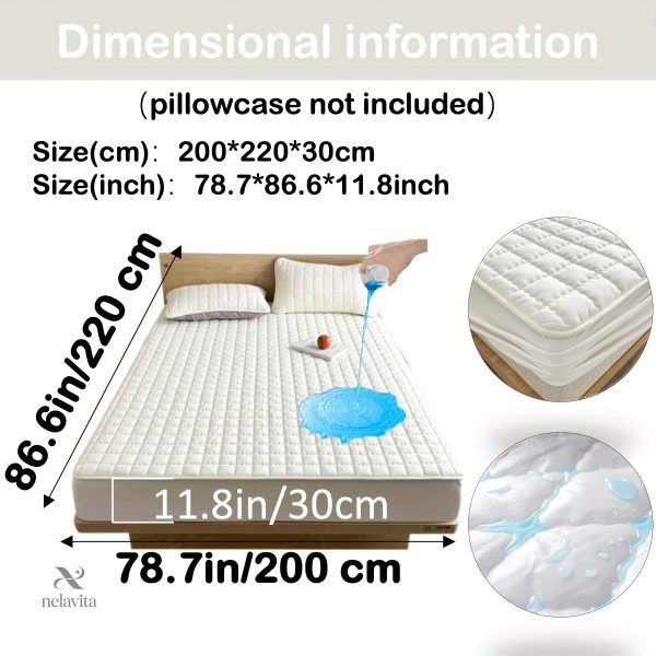 Protège-matelas matelassé imperméable grand bonnet - vue 9