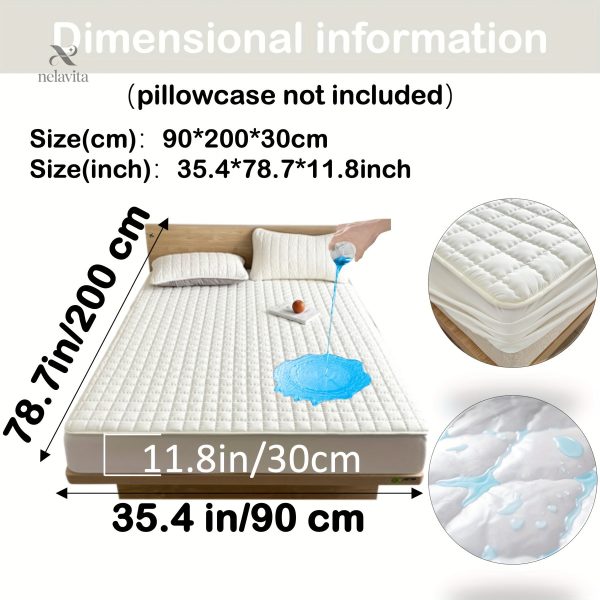 Protège-matelas matelassé imperméable grand bonnet - vue 10