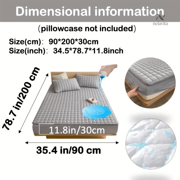 Protège-matelas matelassé imperméable grand bonnet - vue 12