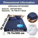Protège-matelas matelassé imperméable grand bonnet - vue 13
