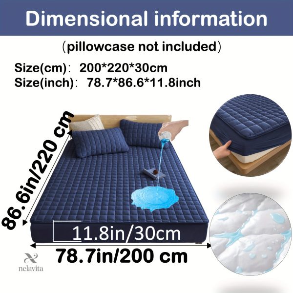 Protège-matelas matelassé imperméable grand bonnet - vue 13